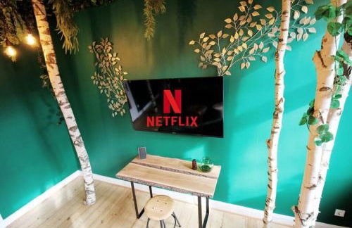 Wood Lodge mit Kinderzimmer I Messe l City l Flughafen l Hbf - Photo 12