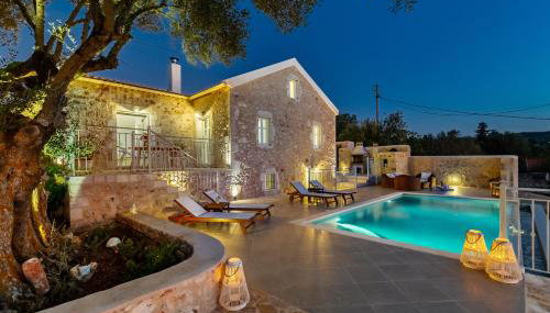 Fiscardo Luxury Stone Villa Alex ,with sunset view! - Foto 4