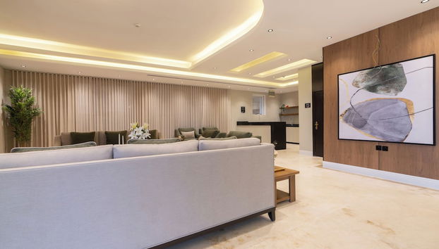 Zona de estar del vestíbulo