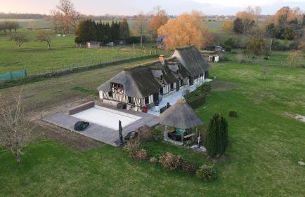 Maison Normande avec piscine à 10 min d'Honfleur - Foto 6