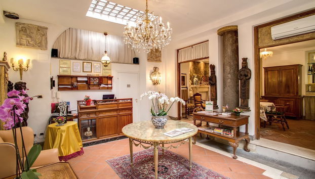 Zona de estar del vestíbulo