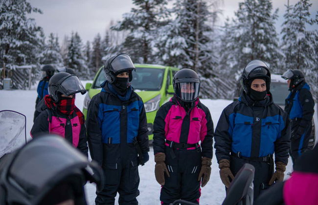 Aventura en moto de nieve por Rovaniemi - Foto 6