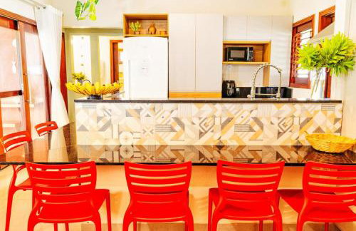 São Miguel do Gostoso RN Casa em Condomínio Piscina Churrasqueira privativas frente ao Mar - Foto 35