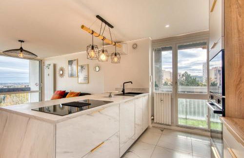 L'Horizon - Climatisé - T2 proche Hôpital Lyon Sud et métro - Foto 15