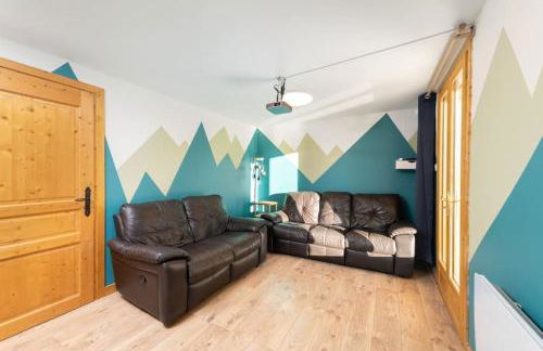 Le Cerf, chalet cocooning avec piscine et billard - Foto 9