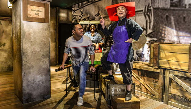 Percorrendo o museu Madame Tussauds Singapore