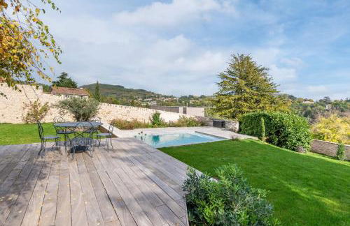 Les Pierres Sèches - house with pool and open view near the village - Photo 36