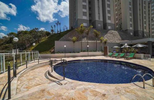 Apto Novo Próx Shopping Poços MG - Foto 11