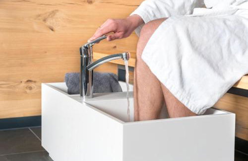 Ferienwohnung im Chaletstil Ährenglück 70 qm Wellness Fitness Sauna Bergrödelhof - Foto 14