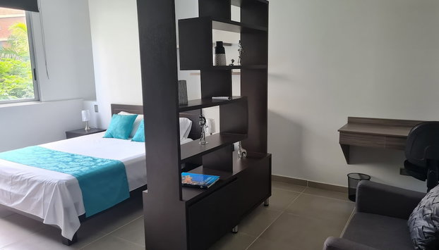 405 Moderno Aparta-Suite en Versalles Tipo Loft - Cali Tower Suites & Lofts - Foto 5, Habitación