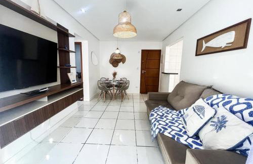 Onda76 Ap temporada Praia Grande Beira Mar churrasqueira carvão - Foto 16