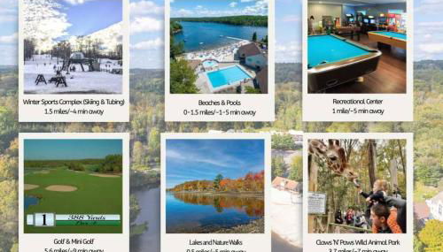 Pocono's Resort | Fire Pit, Jacuzzi, Winter Sport - Foto 5