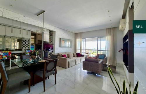 Apartamento completo com 3 SUÍTES - Piscina, Academia, Varanda Gourmet com uma vista privilegiada - Hospedagem à altura da COP30 - Foto 9