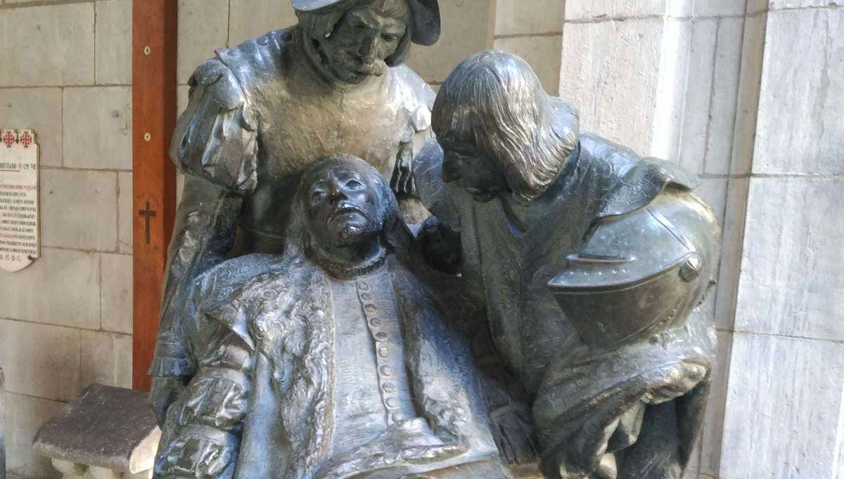 Sculpture de San Ignacio de Loyola à Azpeitia