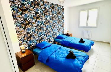 Le Cèdre Enchanté - Maison avec 2 chambres pour 6 personnes climatisée, avec terrasse et BBQ - Foto 8