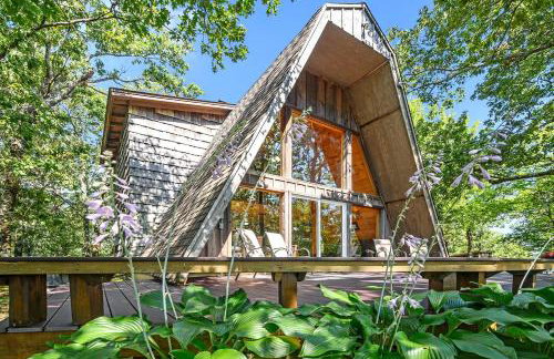 Secluded A-Frame Cabin with Incredible Views near Mountain Fork River in Oklahoma - Foto 1
