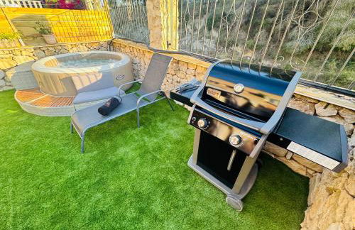 Calpe Casa adosada entorno playa y montaña tranquilidad relax jacuzzi piscina wifi aire jardin barbacoa y parking - Foto 57