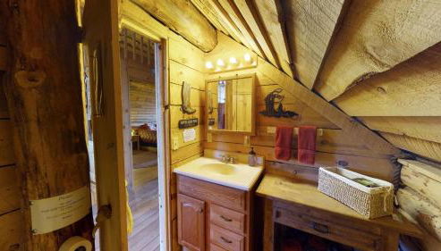 Canyon View Family Cabin, Deck, TV Room, Games, BBQ, Campfire - Foto 5