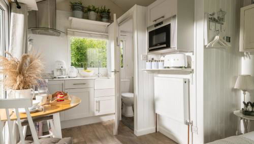 Woodland Art Studio - Cosy Woodland Studio with Private Hot Tub - Foto 4, stove, pet friendly