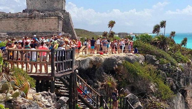 Antike Maya-Tour. Tulum, Coba, eine mystische Cenote und Playa del Carmen-Tour. - Foto 5, Tour 4x1. Tulum, Coba, eine Cenote und Playa del Carmen