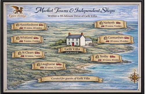 Rural Cottage, 3 beds, 3 bath,LOG BURNER, HOT TUB, with Cymru Holidays - Foto 42