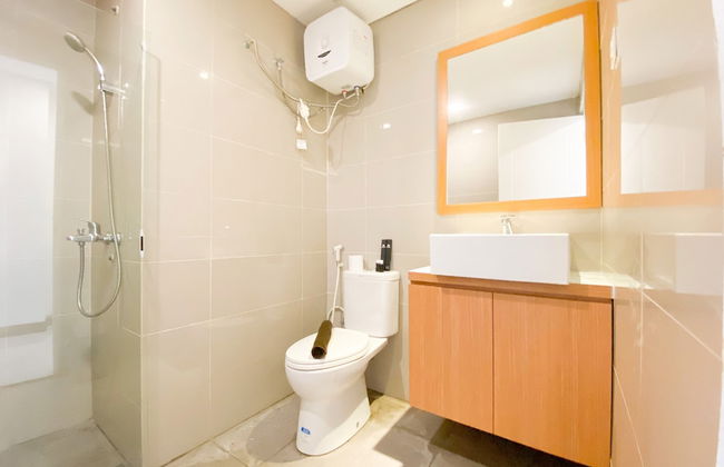 Cozy Living Studio (No Kitchen) At Sentraland Semarang Apartment - Foto 8