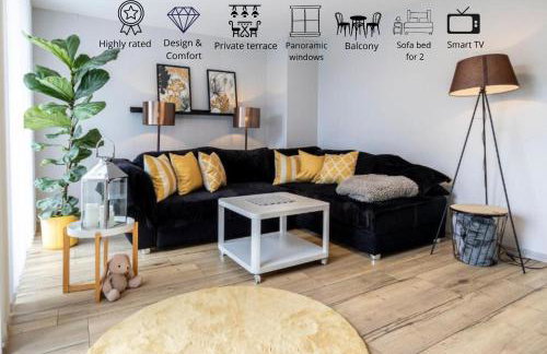 Gelbe Koffer - Stillvolle Design-Maisonette Heiligenwald OT Schiffweiler - bis 6 Pers - Wald & See nah - Foto 6