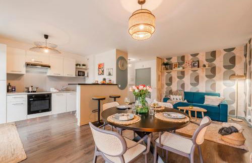 Agapé by Kleidos -Disney à 10min, T2 , 4P, Parking gratuit et terrasse - Foto 12