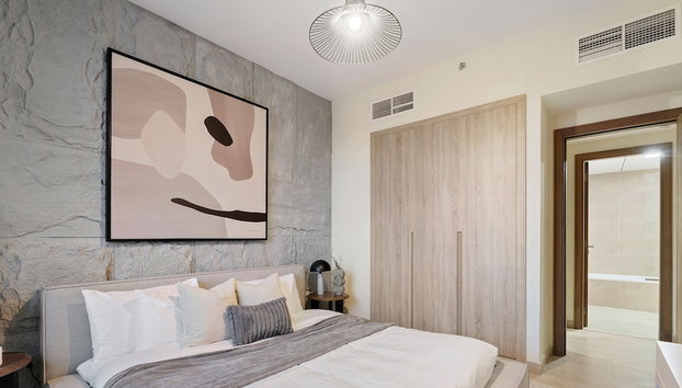 2BR w Canal & Burj View Near Dubai Mall - Foto 5, Habitación