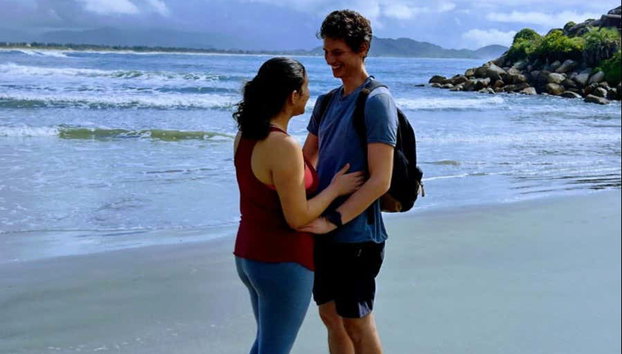 Tour por las playas de Imbituba - Foto 2, Una pareja disfrutando de la playa