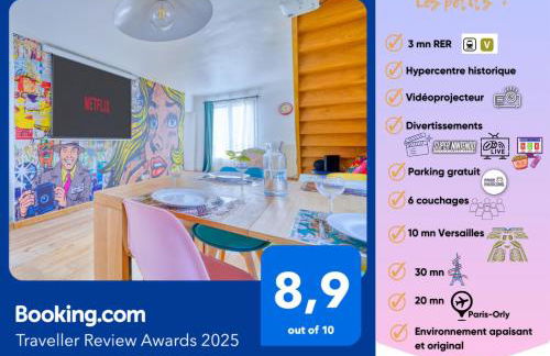 Confort et Nature, Duplex Idéal à Jouy-en-Josas, Parking gratuit, 25 mn orly, 10 mn Versailles - Foto 1