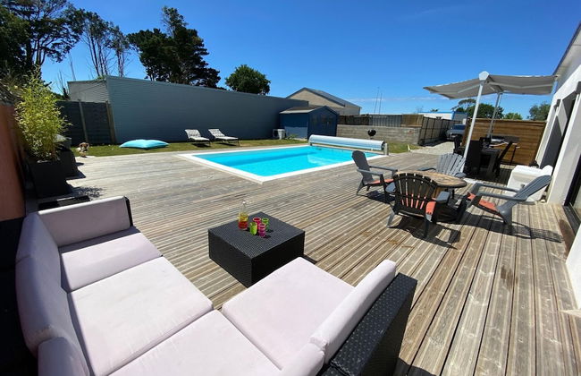 Beautiful House With Heated Pool, Ploemeur - Foto 1