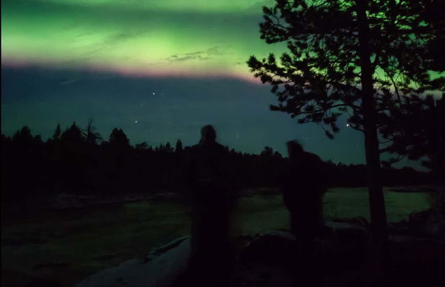 Paseo con raquetas de nieve bajo la aurora boreal - Foto 3