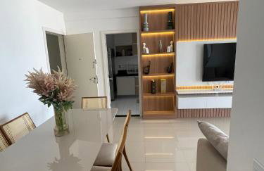 Apartamento Praia do morro 3 quartos totalmente equipado com ar condicionado duas vagas garagem privada Vem conhecer Guarapari uma das praias mais maravilhosas que a praia do morro - Foto 15