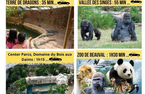 Escapade poitevine - Maison climatisée avec 3 Ch - 4 min Futuroscope et Aquascope - Foto 21