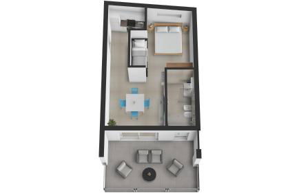 Residence Dara 409, 410 - Free Parking, Terrace, Wi-Fi, Air conditioning - Foto 11