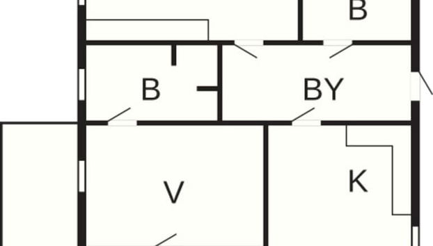4 Person Holiday Home in Lemvig-by Traum - Foto 2, Grundriss