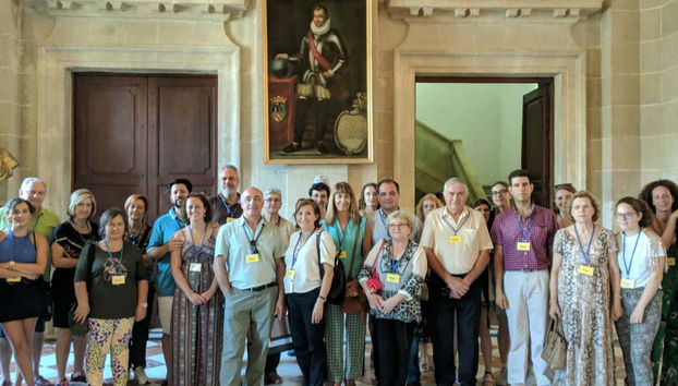 Disfrutando de la visita guiada