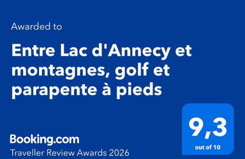 Entre Lac d'Annecy et montagnes, golf et parapente à pieds - Foto 29
