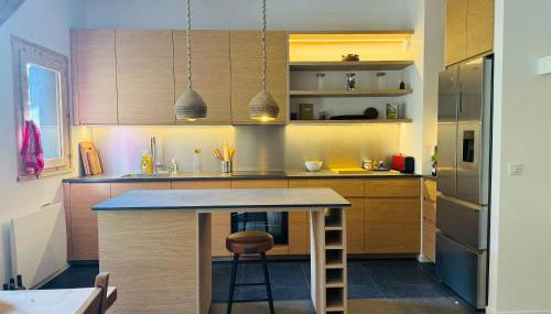 Grand appartement rénové de 110m2 aux Contamines - Photo 4, stove