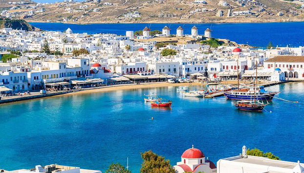 Deluxe Cruise-Friendly Mykonos Beach Bliss & Stadtbummel - Foto 3