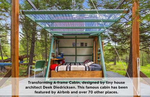 Transforming, Pet-friendly A-frame Cabin w Hot Tub - Foto 32