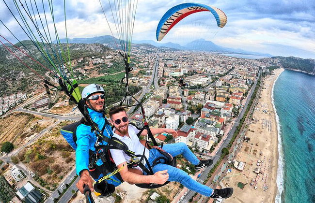 Parapendio in tandem ad Alanya con piloti con licenza professionale - Foto 9