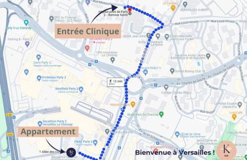 Artémis by Kleidos -10 min des jardins du chateau de Versailles avec parking - Foto 33