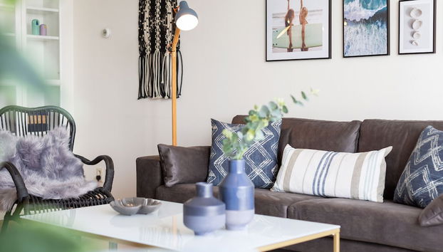 Attractive Apartment in Den Haag with Balcony near Beach - Foto 4, Sala de estar