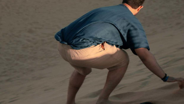 Excursión a las dunas de Timlaline + Quad o sandboarding - Foto 3, Realizando sandboarding