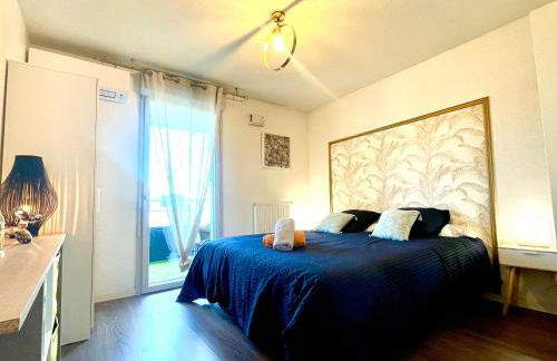 Bel Appart avec 2 chambres - Parking et Clim - Métro Argoulets - Photo 13