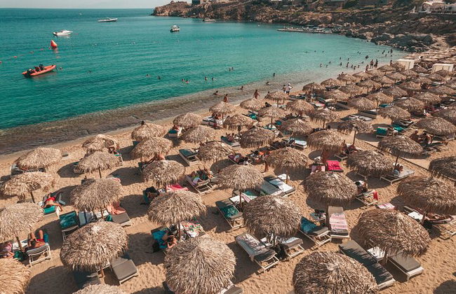 Super Paradise Beach Mykonos Seaside Sunbed (5a, 6a y 7a fila) - Foto 10