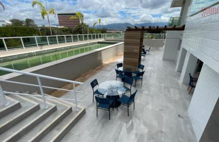 Ap próx ao shopping com garagem, piscina e ar - Foto 31