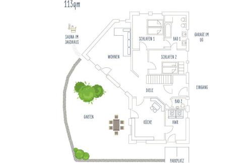 Casa-Philipp, mediterrane, lichtdurchflutete, stilvolle Ruhe-Oase, ebenerdig, mit Garten, Terrasse, Grill und Sauna im Naturparadies Fränkische Schweiz - Foto 36